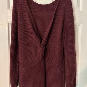 Women's Burgundy Sweater Dress